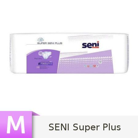 Seni Super Plus Pieluchomajtki dla dorosłych Medium (M), 30 sztuk