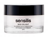 Sensilis Skin Delight Rozświetlający i rewitalizujący krem przeciwzmarszczkowy na dzień SPF 15, 50 ml