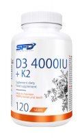 SFD D3 4000 IU + K2, 120 tabletek
