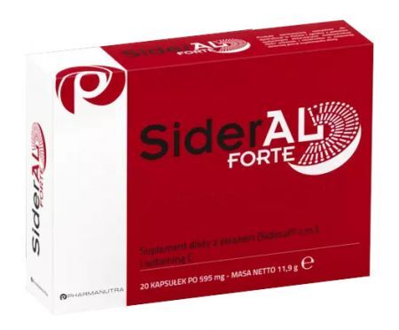 SiderAL Forte, 20 kapsułek