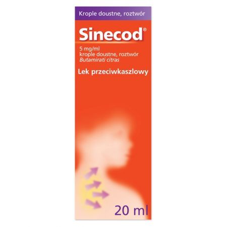 Sinecod krople doustne na kaszel, 20 ml