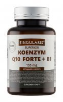 Singularis Koenzym Q10 Forte + B1, 60 kapsułek