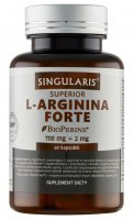 Singularis Superior L-arginina Forte BioPerine, 60 kapsułek