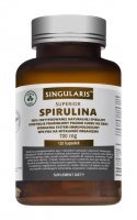 Singularis Superior Spirulina 700 mg, 120 kapsułek