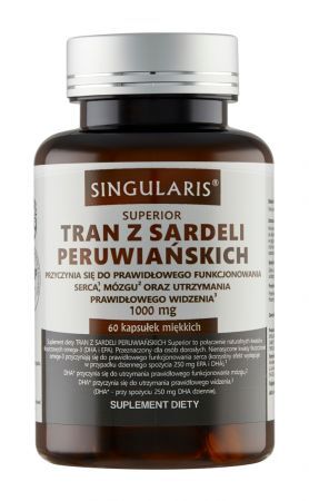 Singularis Superior Tran z sardeli peruwiańskich 1000 mg, 60 kapsułek