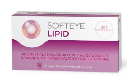 Softeye Lipid Emulsja do oczu, 20 pojemników