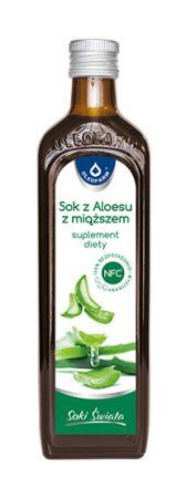 Sok z Aloesu z miąższem, 500 ml /Oleofarm/