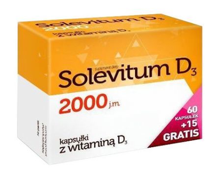 Solevitum D3 2000 j.m., 75 kapsułek