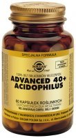 SOLGAR Advanced 40+ Acidophilus, 60 kapsułek  (data ważności: 30.05.2023)