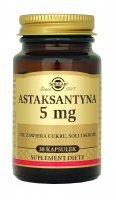 SOLGAR Astaksantyna 5 mg, 30 kapsułek (data ważności: 01.08.2023)