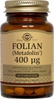 SOLGAR Folian (Metafolin) 400 µg, 50 tabletek