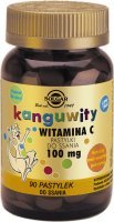 SOLGAR Kanguwity Witamina C 100 mg do ssania, 90 pastylek