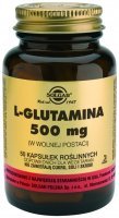 SOLGAR L-Glutamina 500 mg, 50 kapsułek