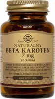 SOLGAR Naturalny Beta Karoten 7 mg, 60 kapsułek