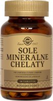 SOLGAR Sole Mineralne Chelaty, 90 tabletek