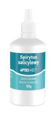 Spirytus salicylowy 2%, 100 g /Apteo Med/ (data ważności: 31.07.2023)