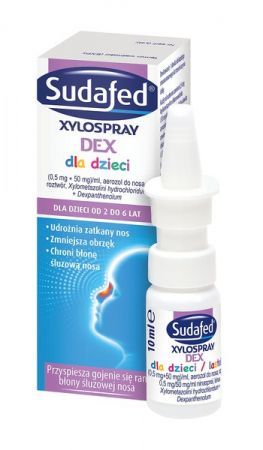 Sudafed Xylospray Dex dla dzieci, 10 ml