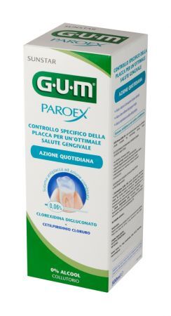 SUNSTAR GUM Paroex 0,06% Płyn do płukania jamy ustnej, 500 ml