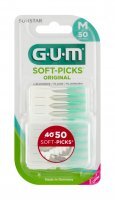 SUNSTAR GUM Soft-Picks Original M szczoteczki do przestrzeni międzyzębowych, 50 sztuk