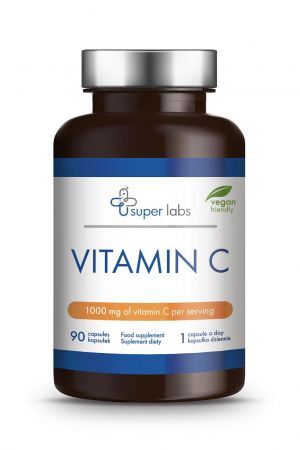 Super Labs Vitamin C, 90 kapsułek (data ważności: 31.12.2023)
