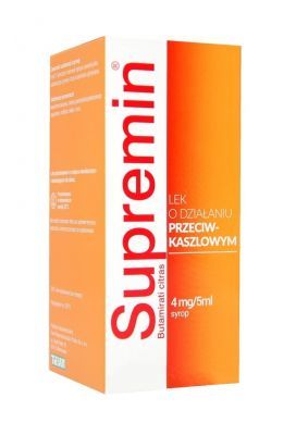 Supremin 4 mg / 5 ml Syrop przeciwkaszlowy, 200 ml