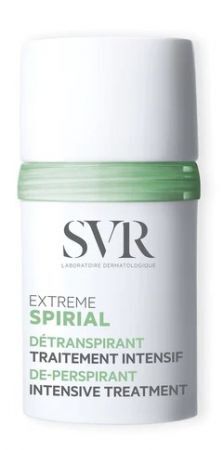 SVR SPIRIAL Extreme -antyperspirant roll-on przeciw nadmiernemu poceniu, 20ml