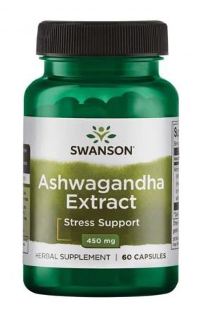 Swanson Ashwagandha Ekstrakt 450 mg, 60 kapsułek