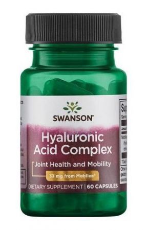 Swanson Hyaluronic Acid Complex, 60 kapsułek