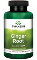 Swanson Imbir (Ginger Root), 100 kapsułek