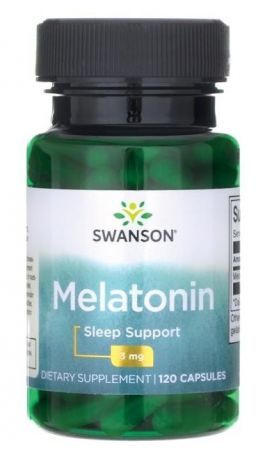 Swanson Melatonina 3 mg, 120 kapsułek