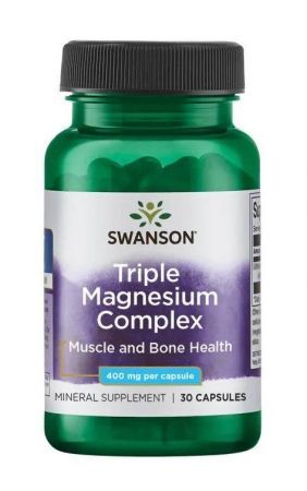 Swanson Triple Magnesium Complex, 30 kapsułek