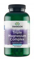 Swanson Triple Magnesium Complex 400 mg, 300 kapsułek