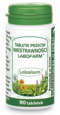 Tabletki przeciw niestrawności Labofarm, 90 tabletek