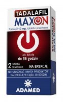 Tadalafil Maxon 10 mg, 2 tabletki powlekane