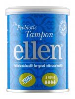 Tampony probiotyczne Ellen Super, 8 sztuk (data ważności: 30.01.2024)