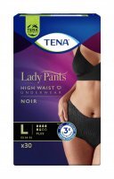 TENA Lady Pants Noir Plus Majtki chłonne L, 30 sztuk