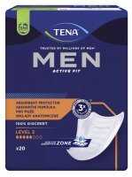 TENA Men Active Fit Level 3 Wkładki męskie, 20 sztuk