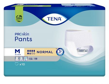 TENA Proskin Pants Normal majtki chłonne M, 10 sztuk