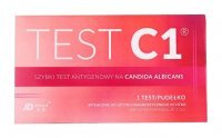 Test C1 Szybki test antygenowy na Candida Albicans, 1 sztuka /Farmabol/ (data ważności: 30.06.2023)