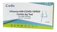 Test CorDx Influenza A/B+ COVID-19/RSV Combo Ag, 1 sztuka