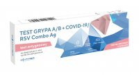 Test Combo Antygen na grypę A/B + COVID-19 RSV, 1 sztuka /Diather/
