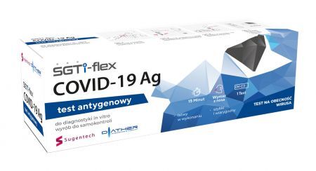 Test na COVID-19 Ag SGTi-flex, Diather, 1 sztuka (data ważności: 27.12.2023)