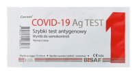 Test na COVID-19, szybki test antygenowy z nosa, Bisaf, 1 sztuka (data ważności: 01.12.2023)