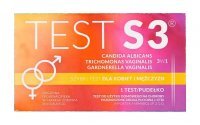Test S3 Szybki test na choroby przenoszone drogą płciową, 1 sztuka /Farmabol/ (data ważności: 17.06.2023)