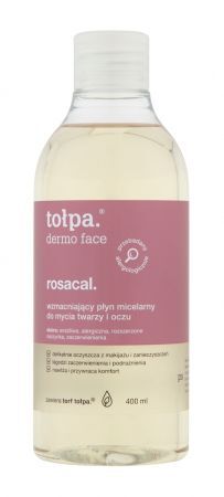 Tołpa Dermo Face Rosacal Wzmacniający płyn micelarny do mycia twarzy i oczu, 400 ml