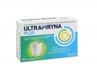 Ultrapiryna Plus leczenie objawów przeziębienia i grypy, 12 saszetek