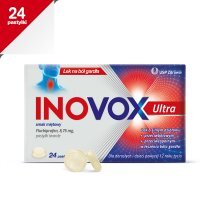 UltraVox Maxe o smaku miętowym na ból gardła, 24 pastylki do ssania