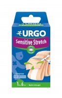 URGO Sensitive Stretch Plaster 1 m x 6 cm, 1 sztuka