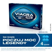 Viagra Connect MAX 50 mg, 4 tabletki