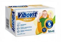 Vibovit Bobas dla dzieci 2-4 lat o smaku waniliowym,  44 saszetki
